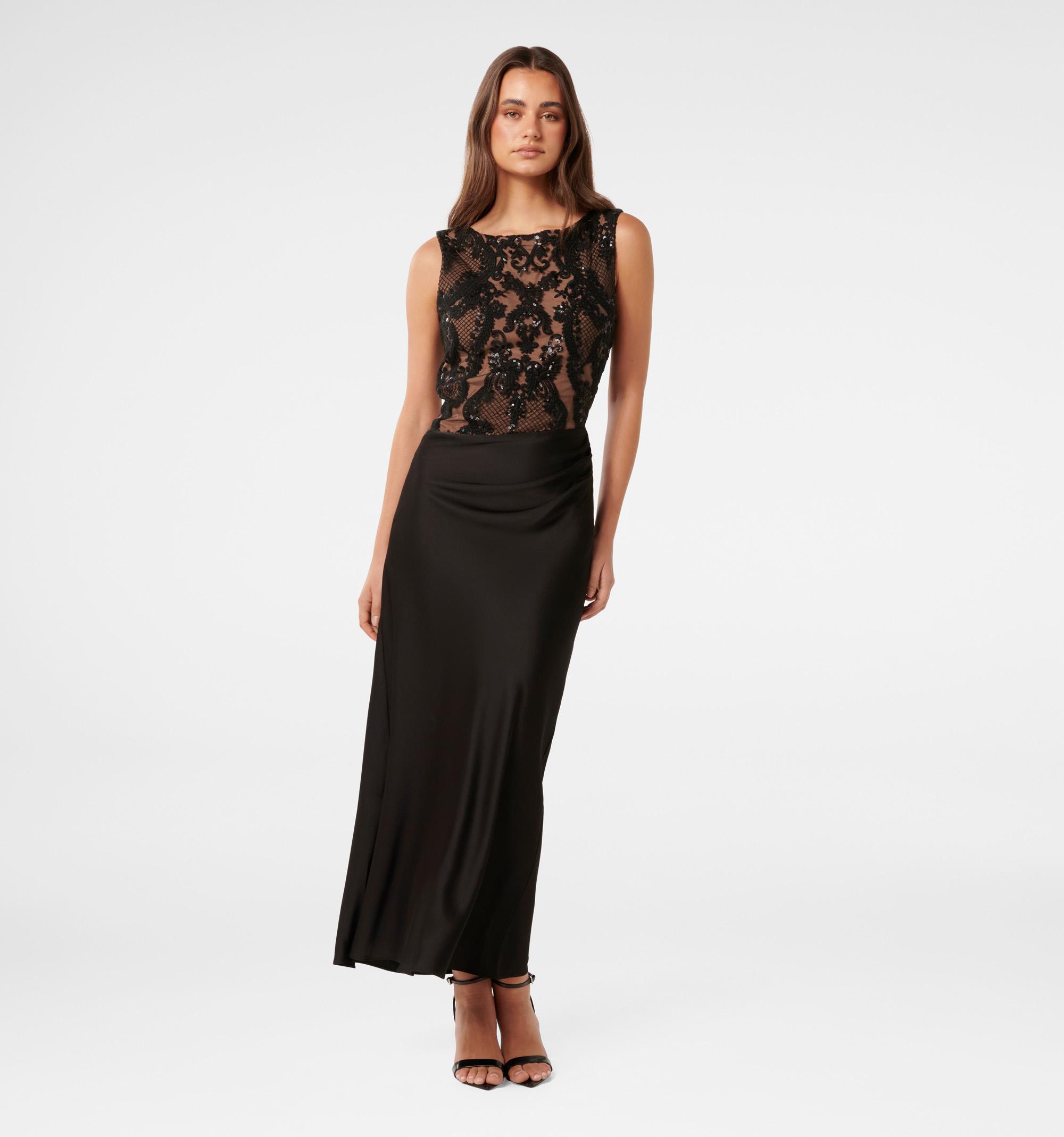 Alora Lace Bodice Maxi Dress