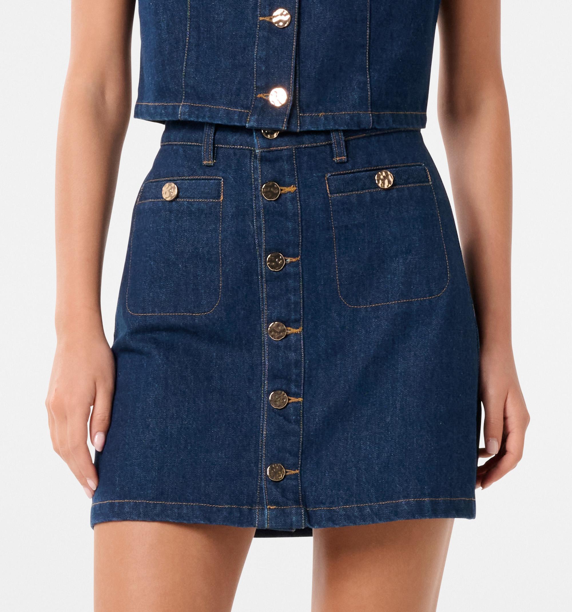 Ashley Denim Mini Skirt