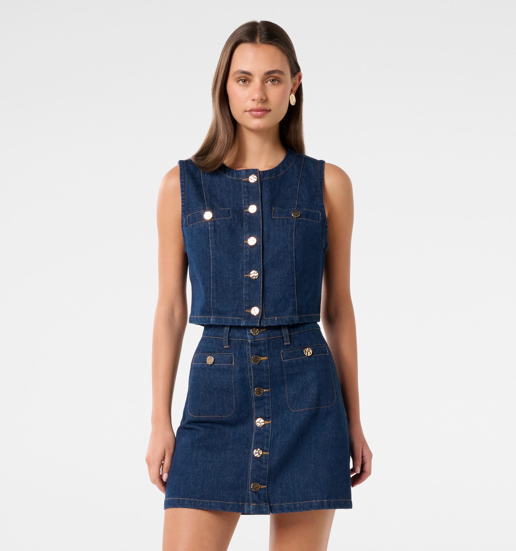 Ashley Denim Vest