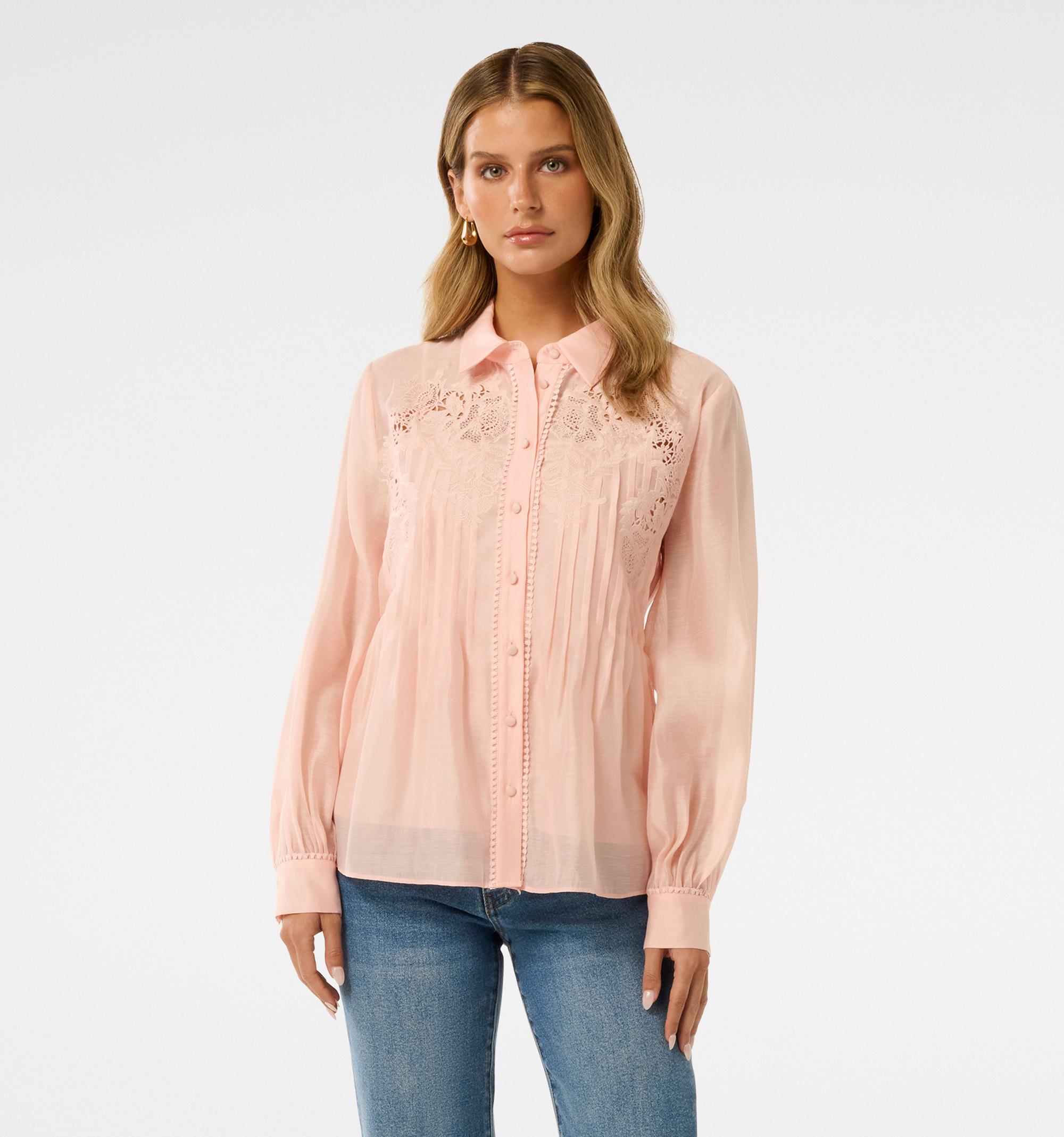 Azura Petite Embroidered Shirt