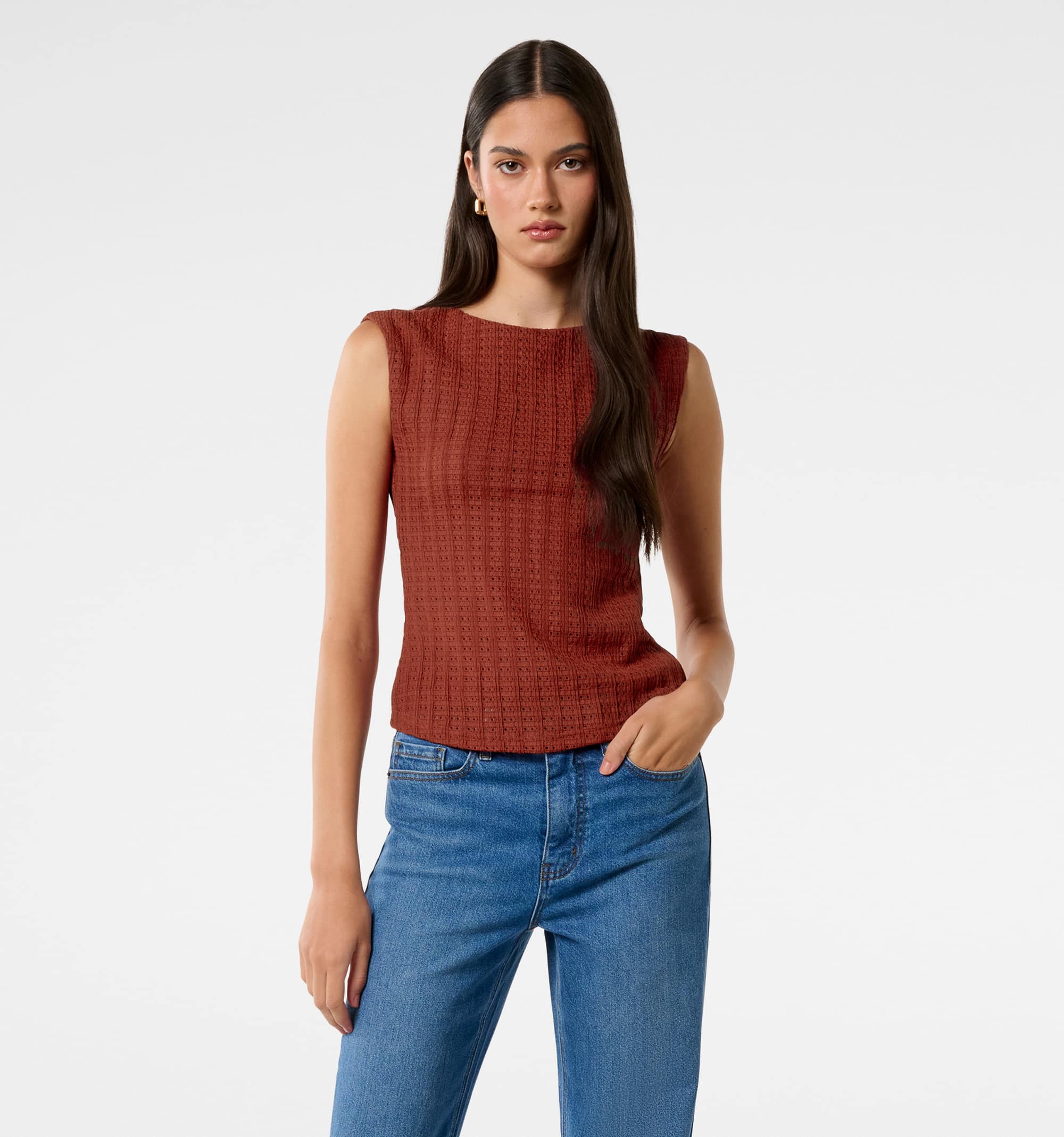 Carson Textured Top