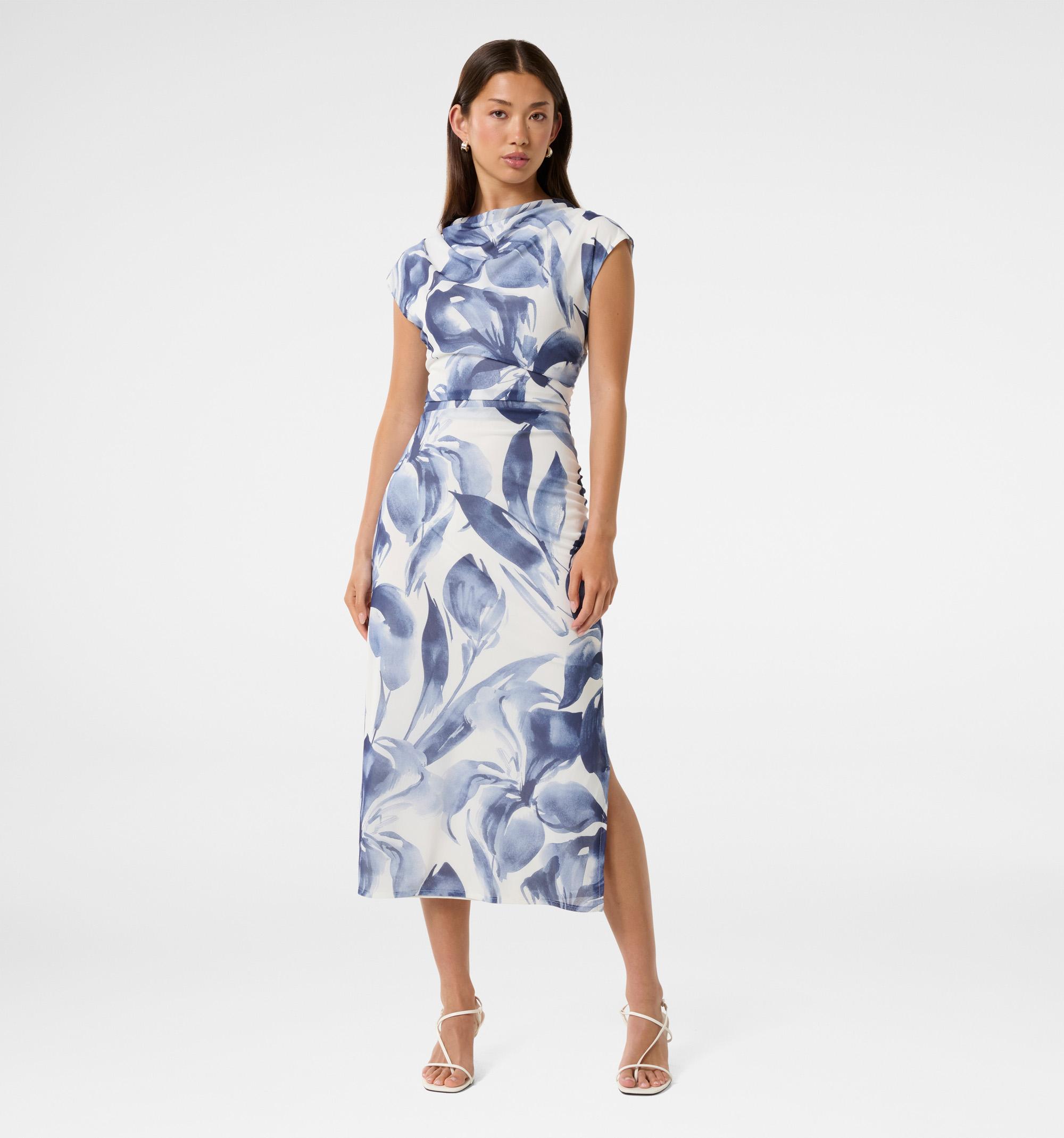 Emery Mesh Ruched Dress