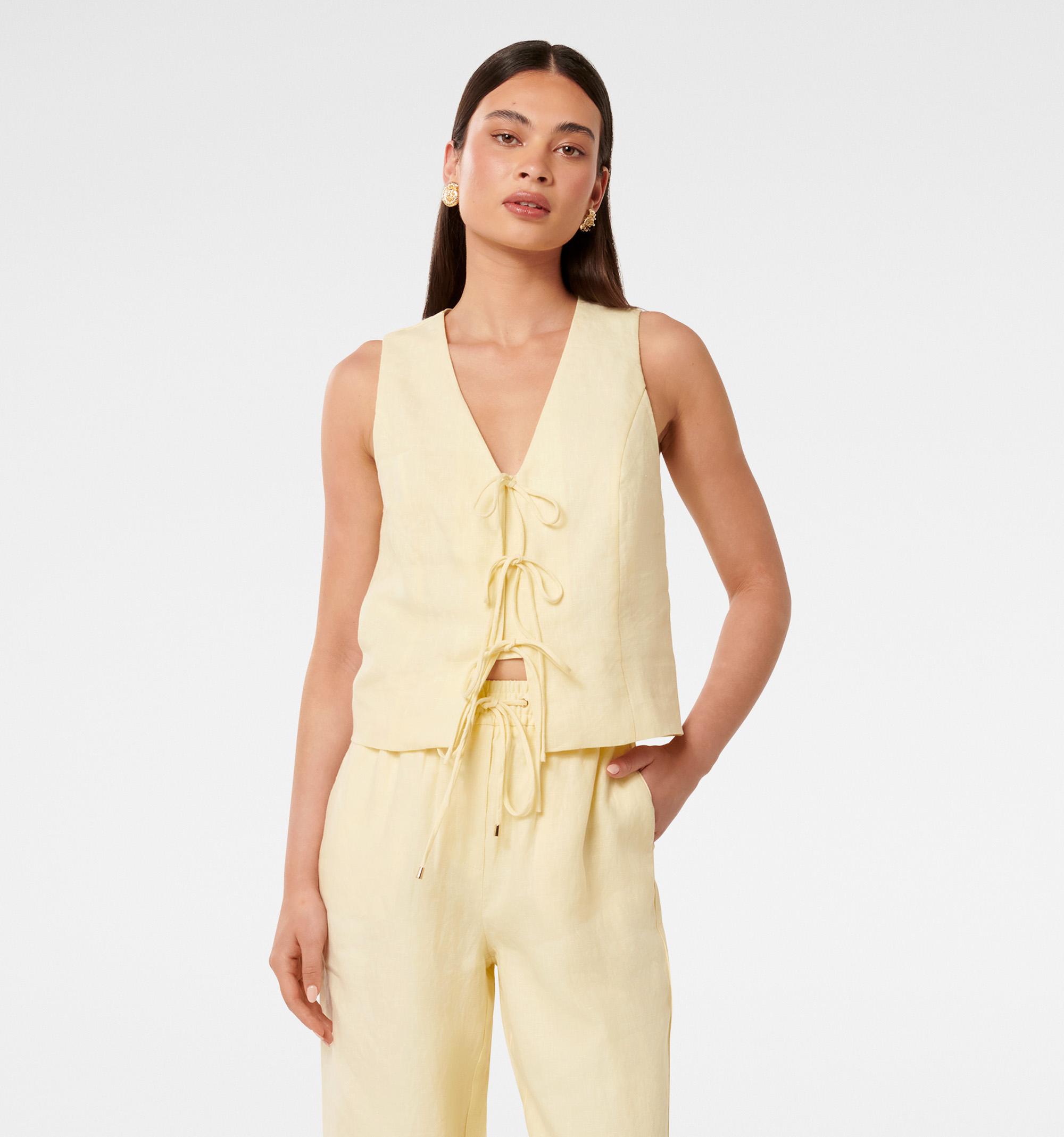 Erin Tie Front Waistcoat