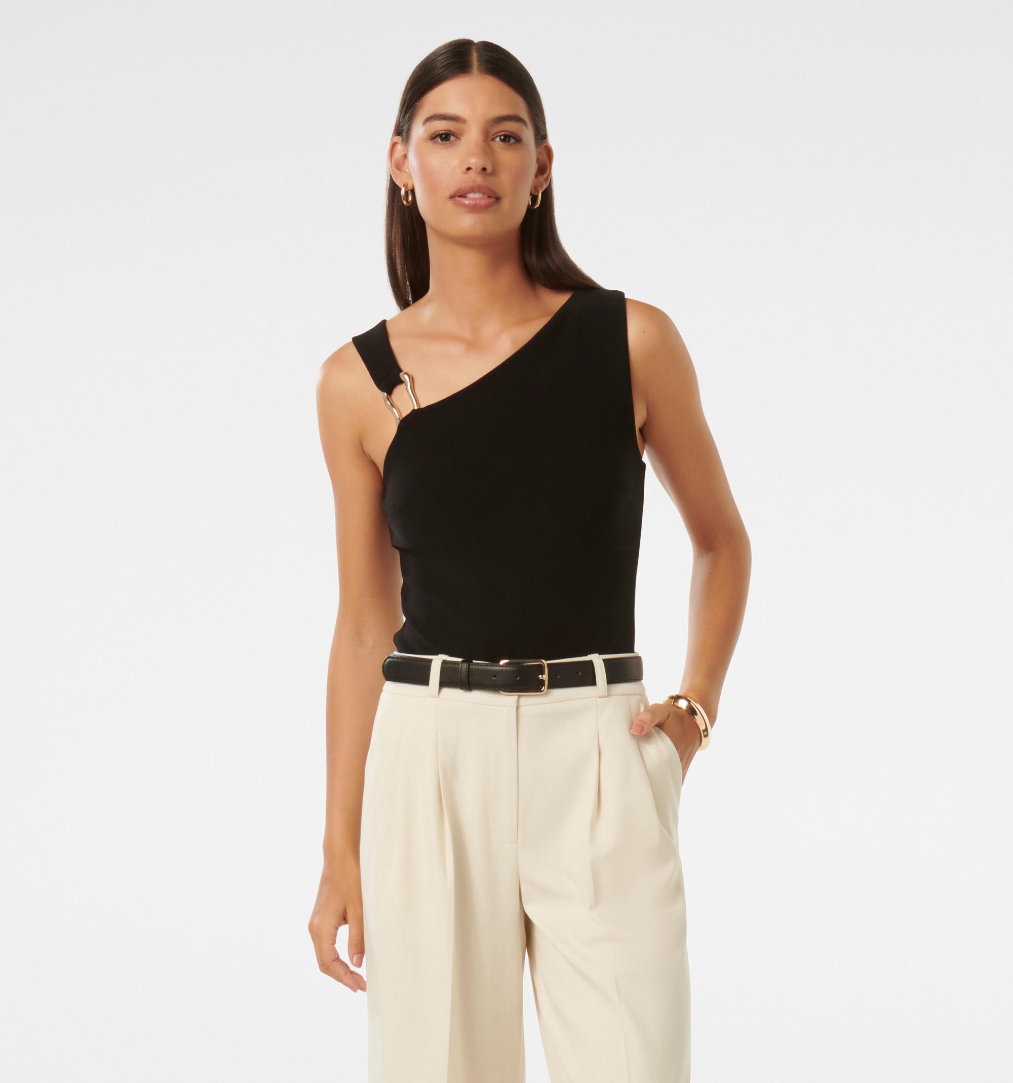 Helene Hardware Detail Crepe T
