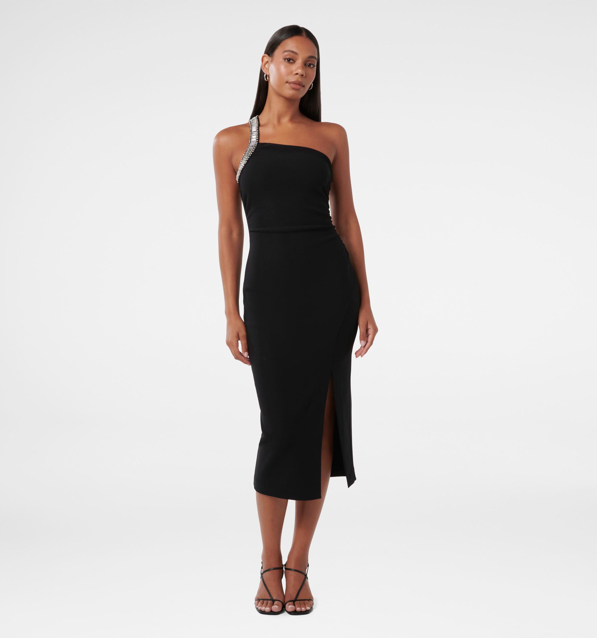 Irene Embellished Asym Bodycon