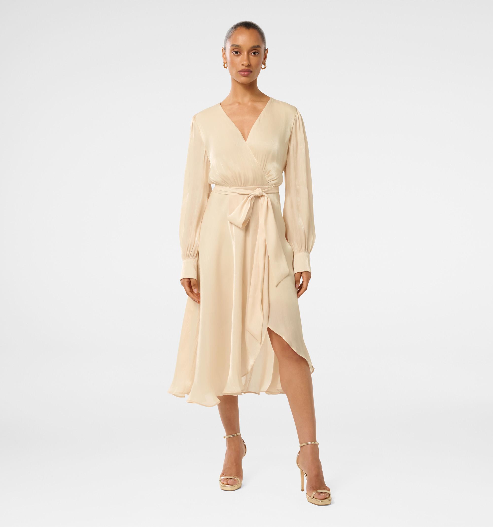 Mabel Petite Metallic Wrap Mid