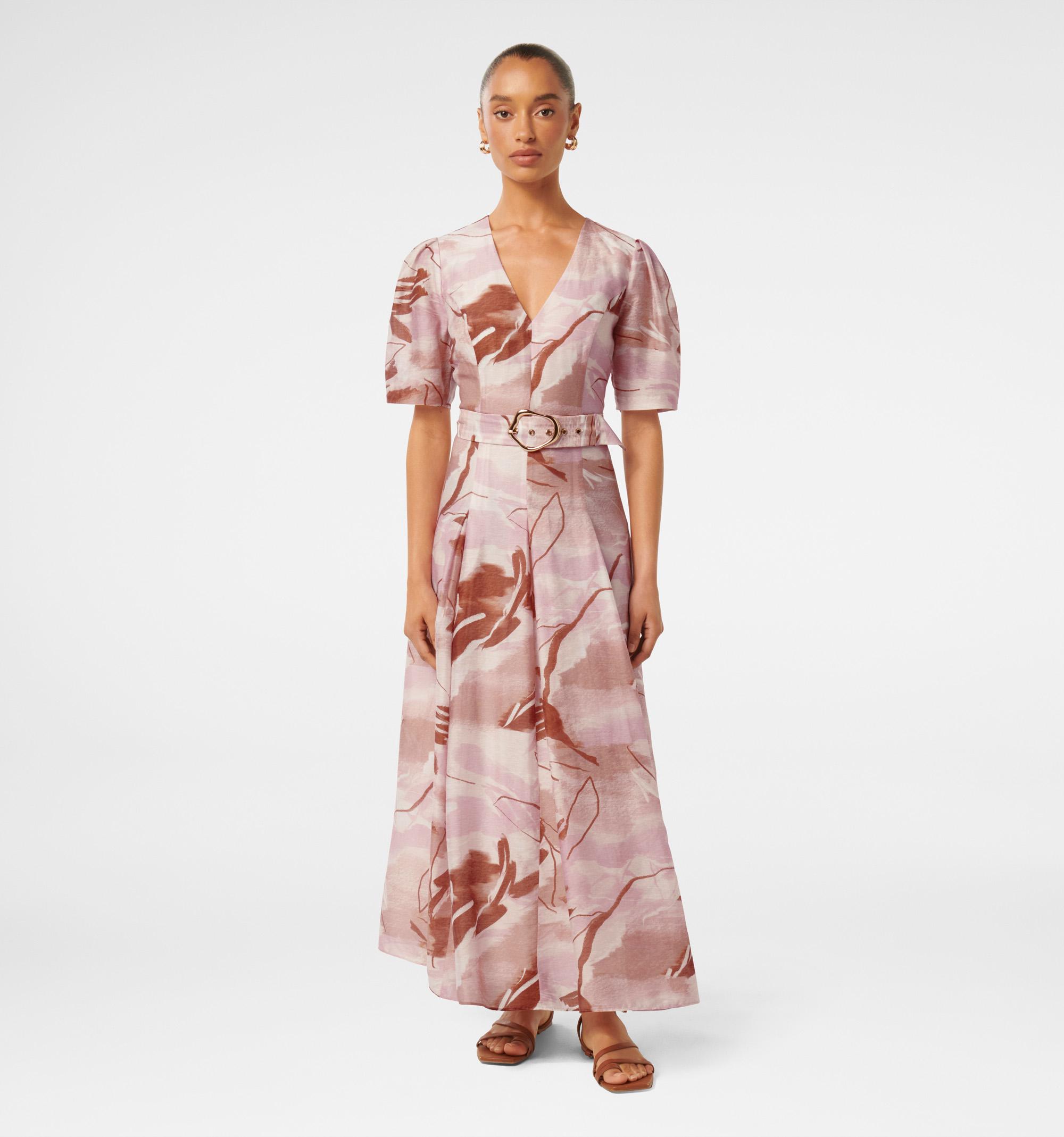 Melinda Petite Belted Midi Dre