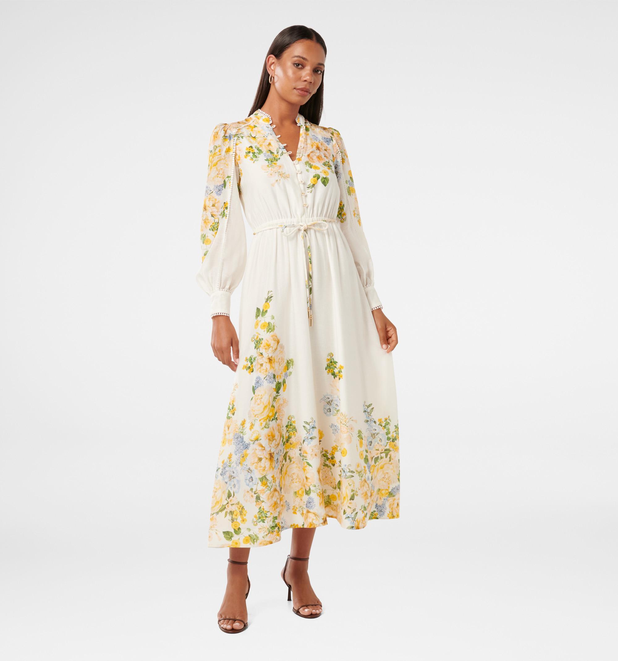 Primrose Trim Detail Midi Dres