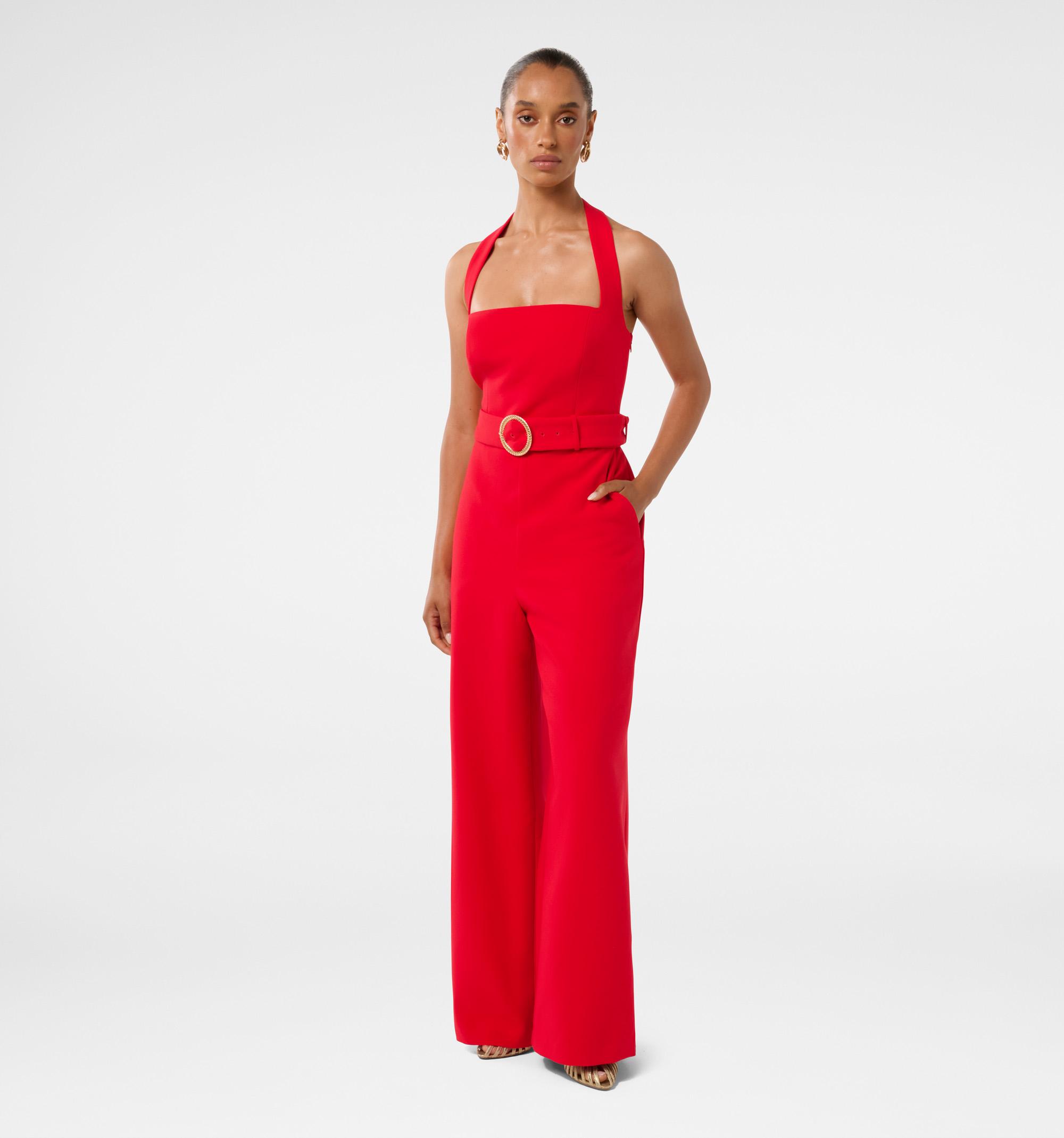 Remmie Petite Halter Jumpsuit