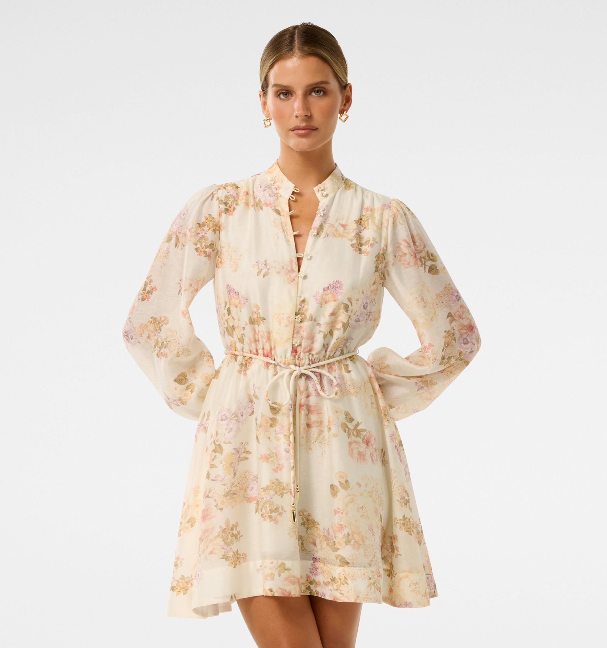 Rhys Petite Fluted Mini Dress