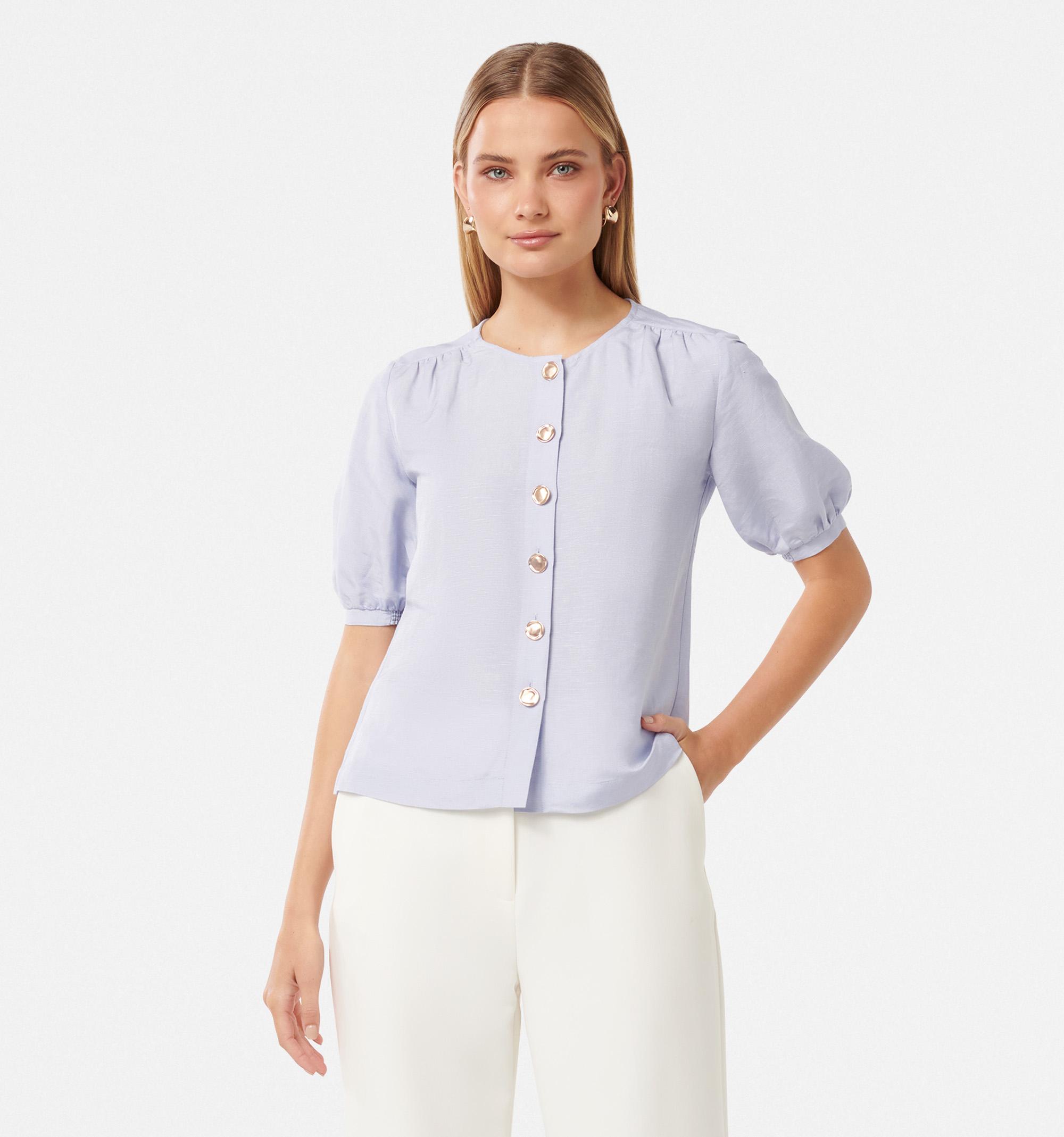 Riley Button Front Top