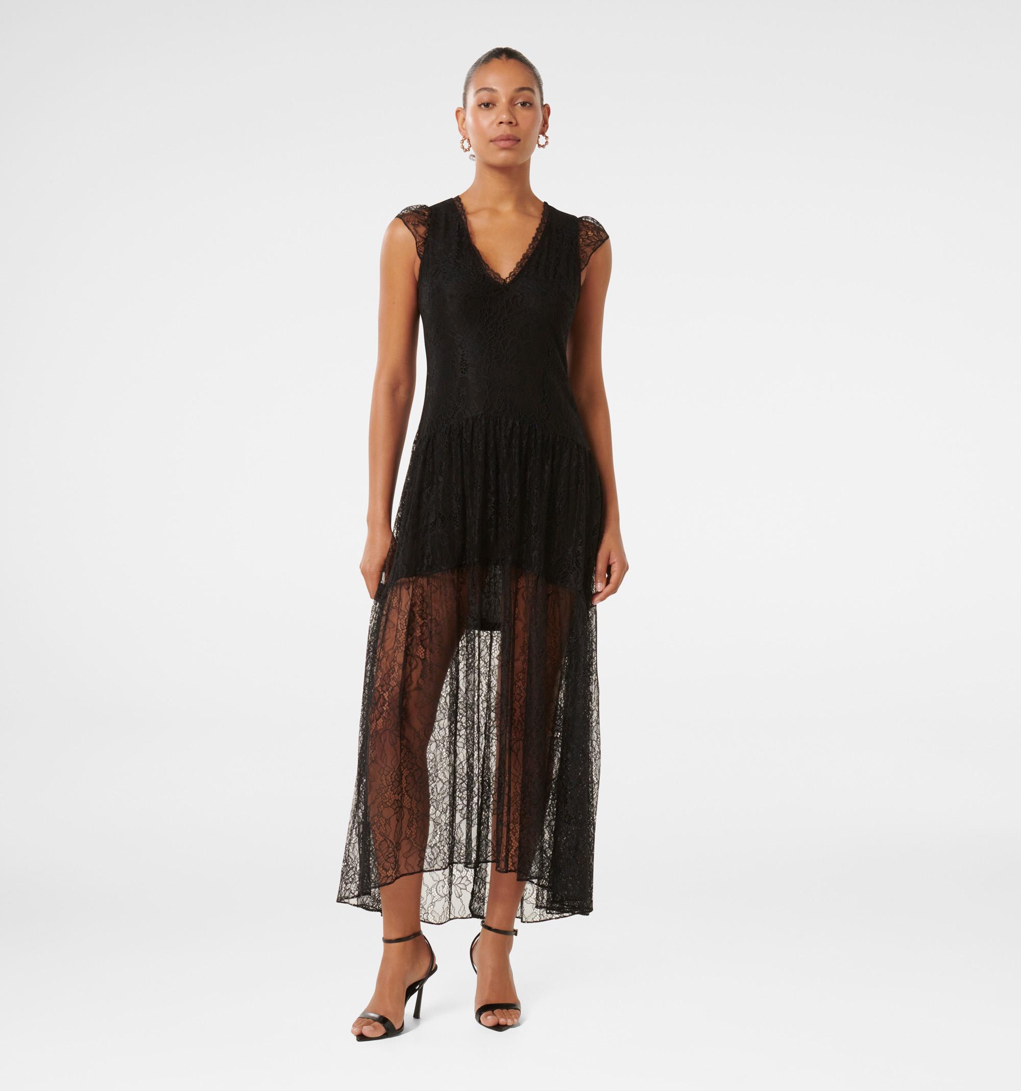 Shyla Sheer Lace Maxi Dress