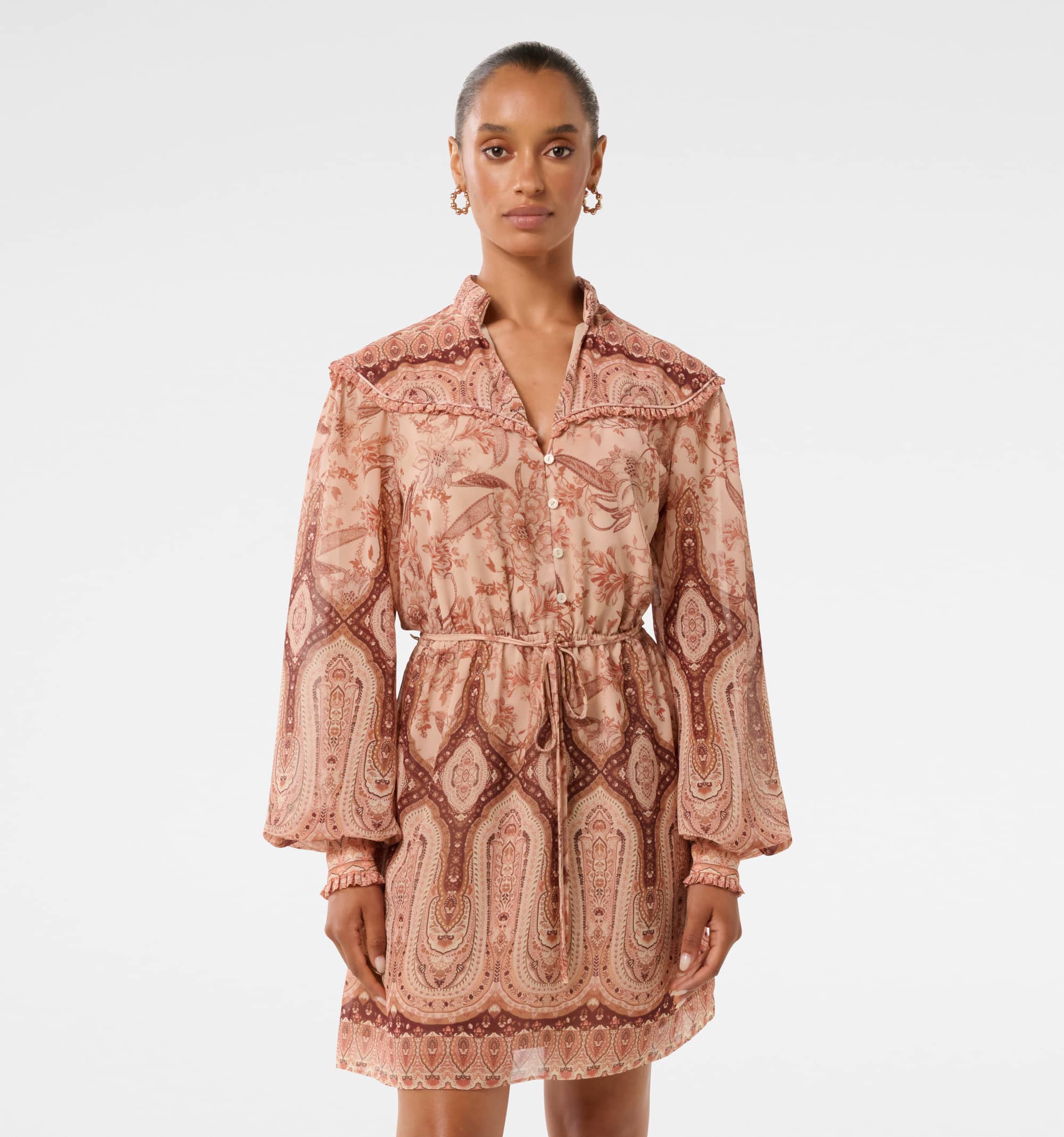 Sonny Petite Printed Mini Dres