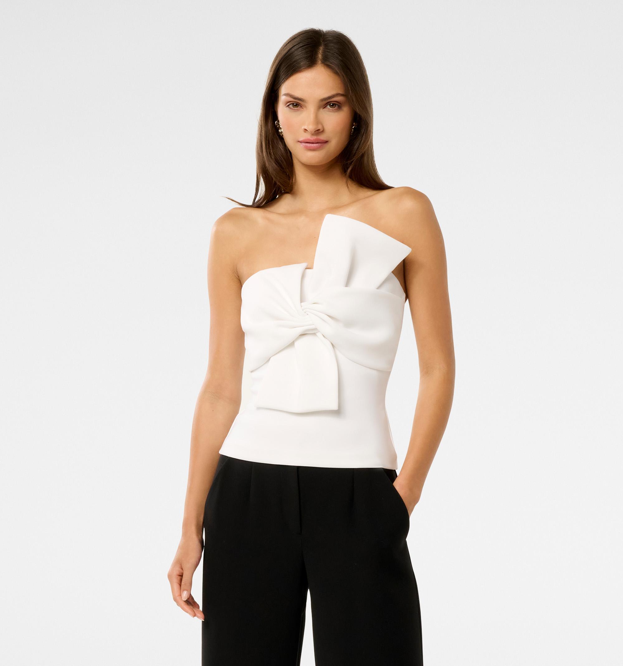 Violetta Twist Crepe Top